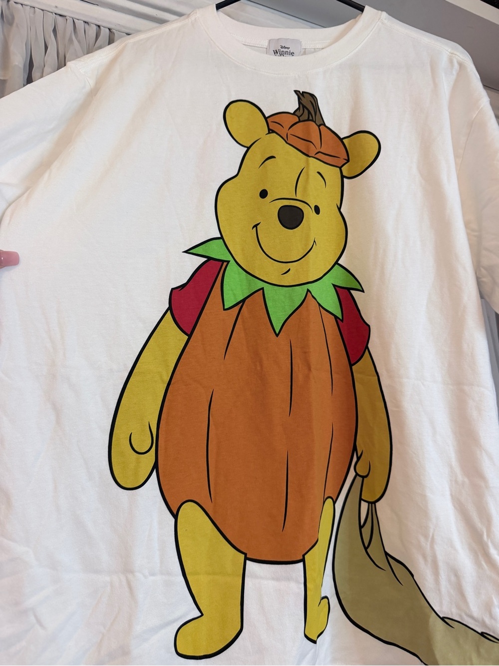 Disney Yellow Winnie the Pooh Pumpkin Costume Tee - White